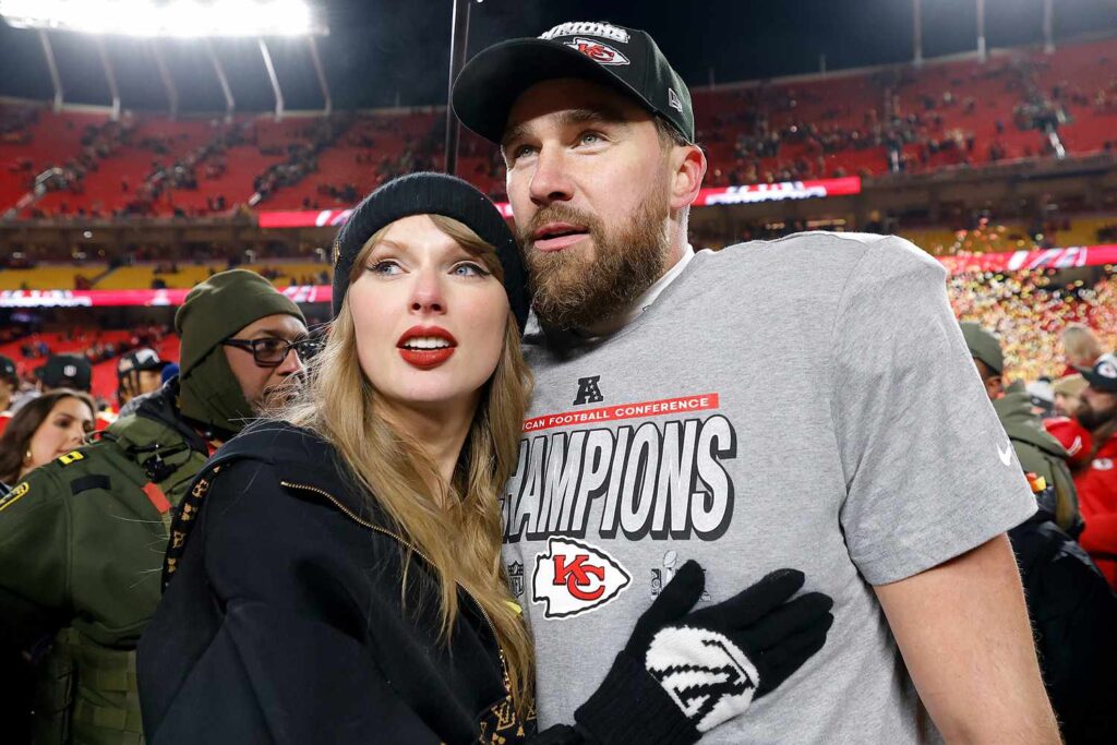 Taylor Swift Supports Travis Kelce at Kansas City Chiefs Home Game