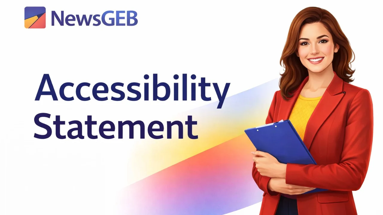 NewsGEB Accessibility Statement image showing inclusive design features and user-friendly access for all users in the USA